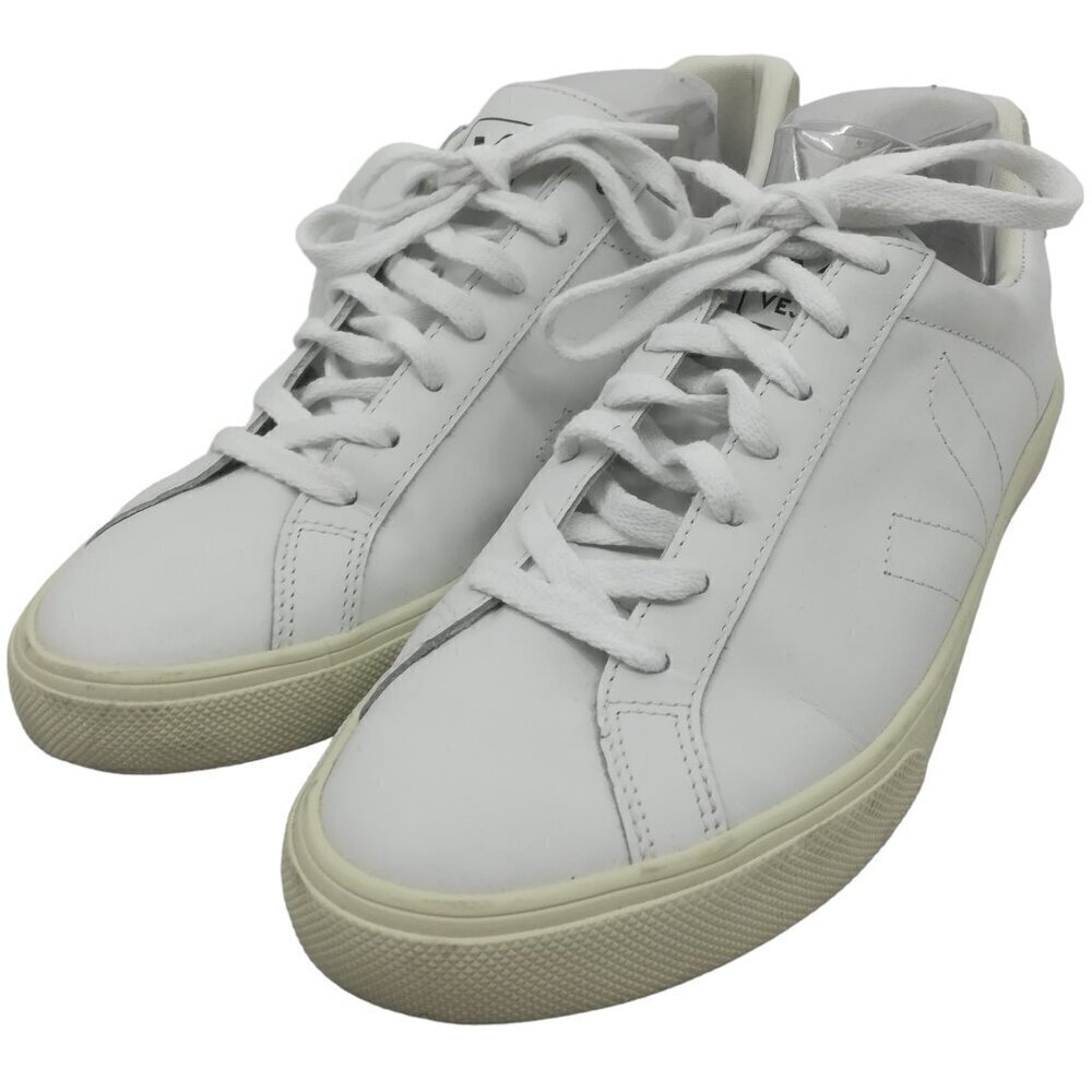 Veja Esplar Womens White Low Top Tennis Shoes Size US 10 EU 42 Sneakers Logo
